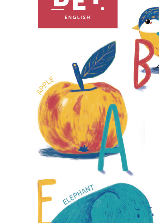 English Alphabet Poster, English Alphabet ABC Digital Art, Kids Room Art, Nursery Art, Nursery Wall Art, Kids Alphabet, ABC, Kids Education - Image 5