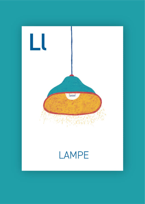 German Alphabet Flash cards, German Alphabet ABC Digital Art, Kids Alphabet, ABC, Kids Education - Image 5